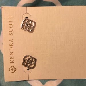 Brand New Kendra Scott Silver Stud Earrings